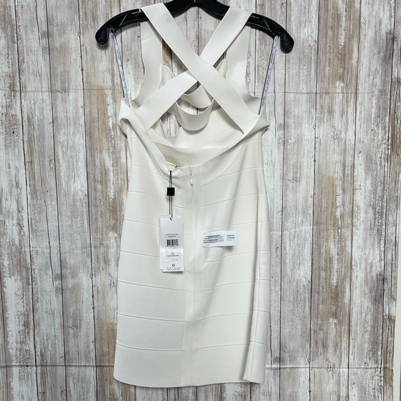 Hervé Léger Icon Strappy Mini Dress - Picture 6 of 16